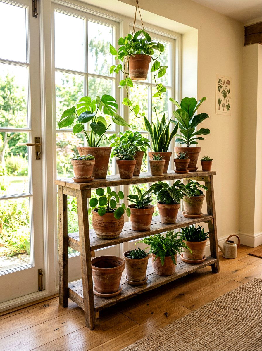 Terracotta Flower Pots - 25 Spring Sitting Room Decor Ideas