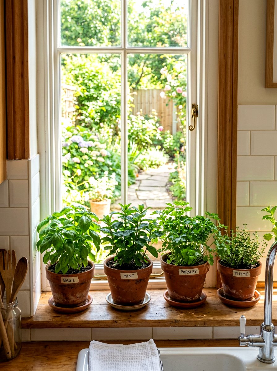 Terracotta Herb Planter Kitchen - 25 Spring Terracotta Decor Ideas