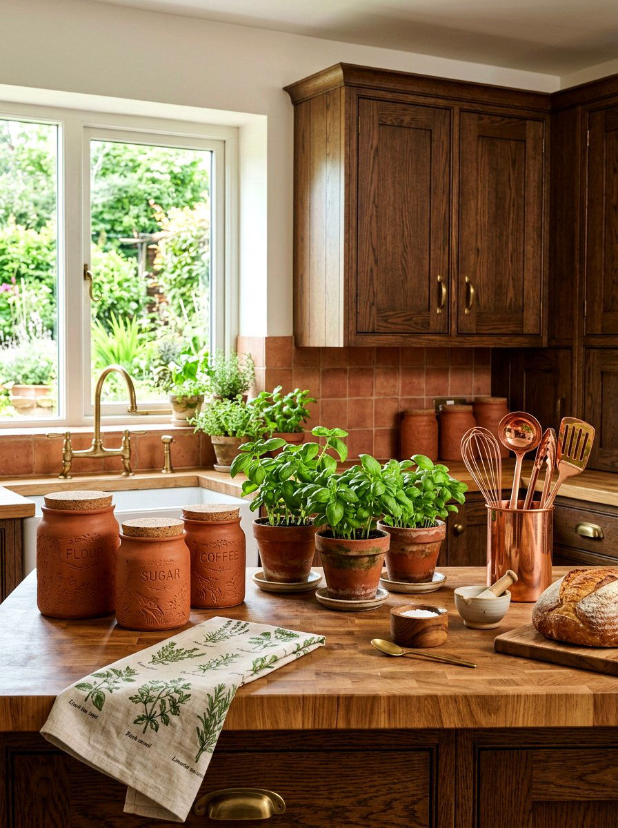 Terracotta Kitchen Canisters - 25 Spring Kitchen Canisters Ideas