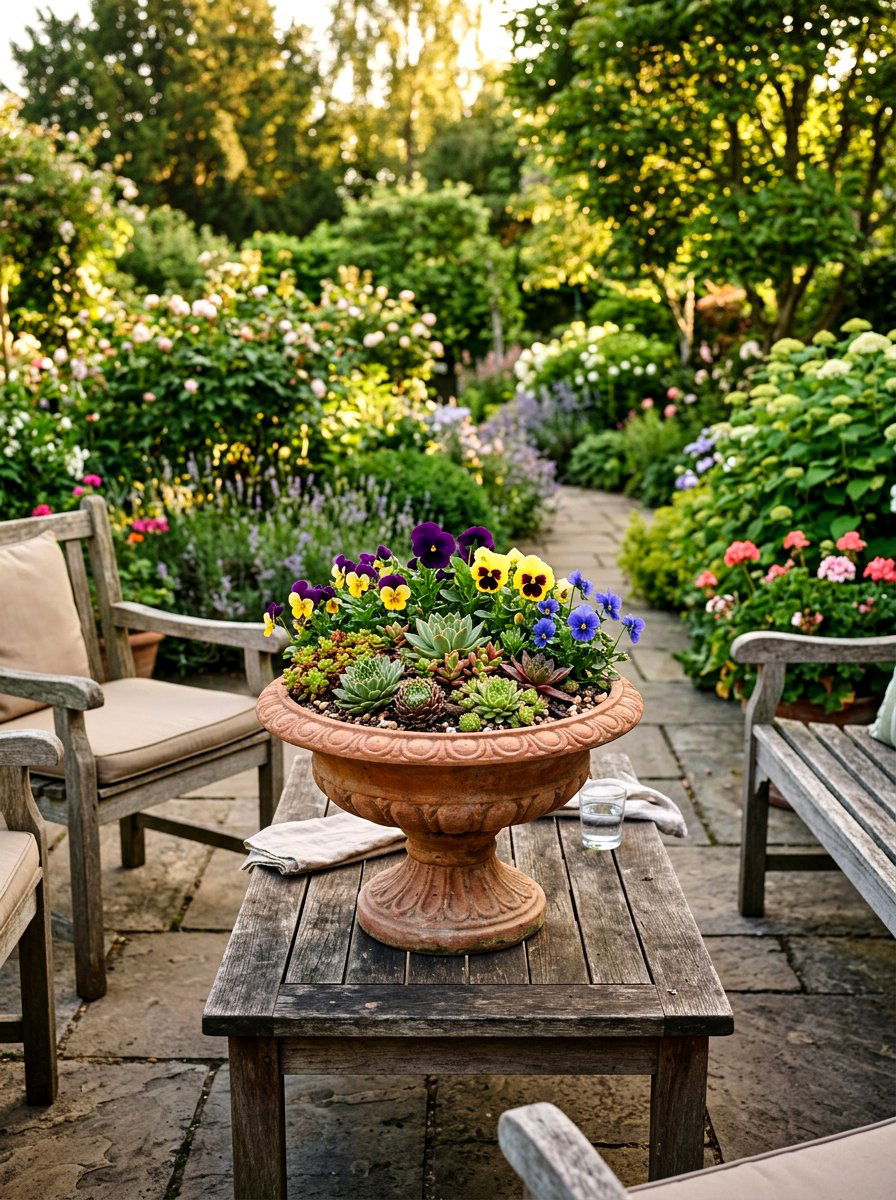 Terracotta Pedestal Bowl For Outdoor Table - 25 Spring Pedestal Bowl Ideas