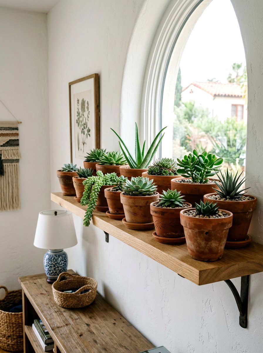 Terracotta Plant Pot - 25 Spring Living Room Decor Ideas