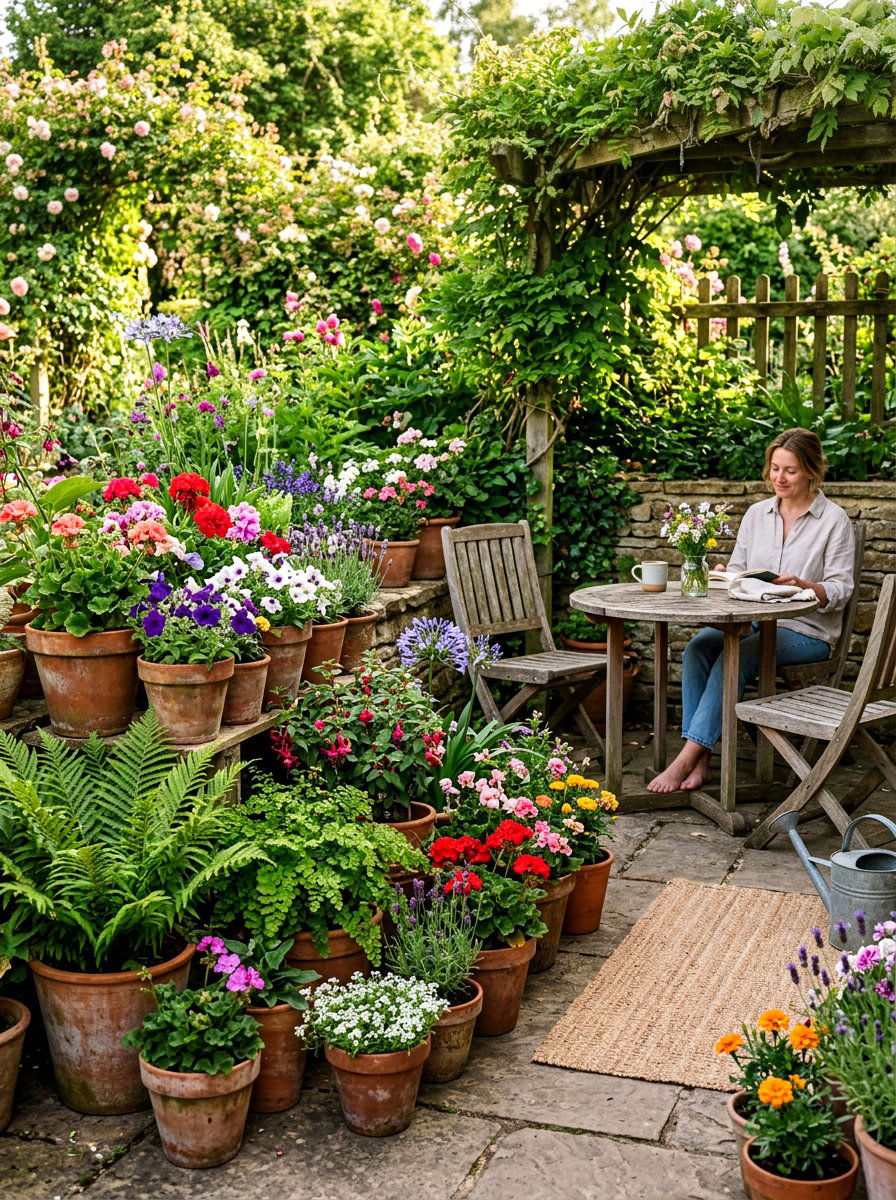 Terracotta Pot Accents - 25 Spring Home Tour Ideas