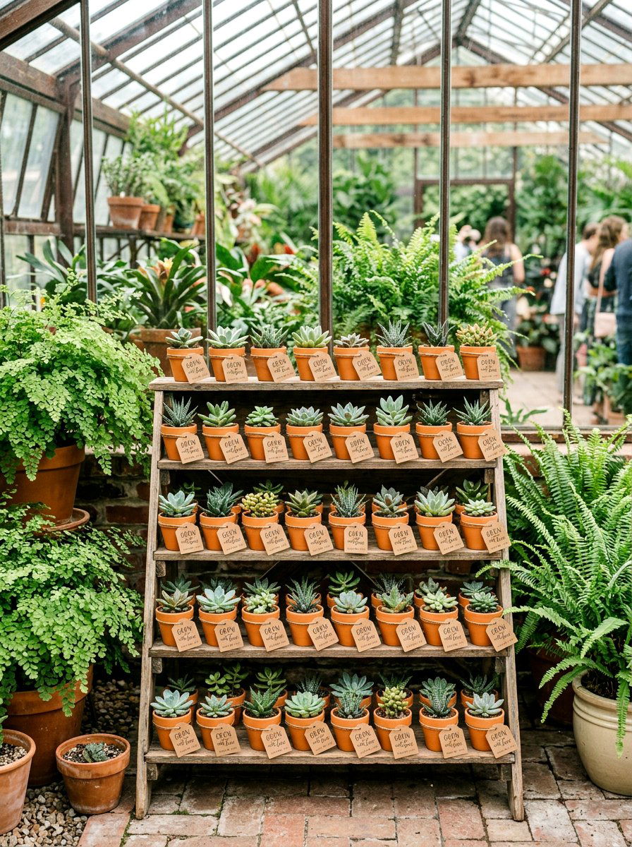 Terracotta Pot Favors - 25 Spring Wedding Shower Decor Ideas