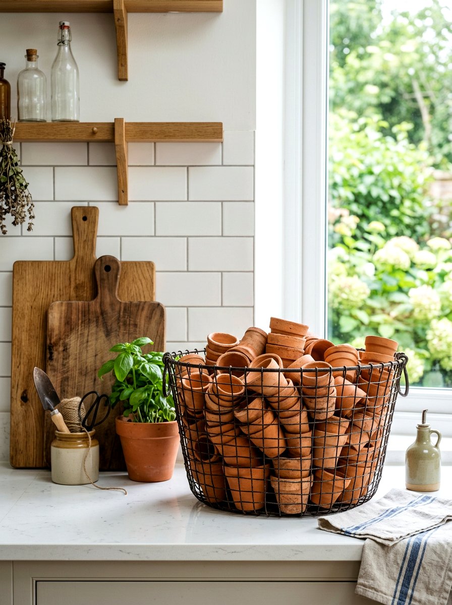 Terracotta Pot Filler - 25 Spring Bowl Filler Ideas