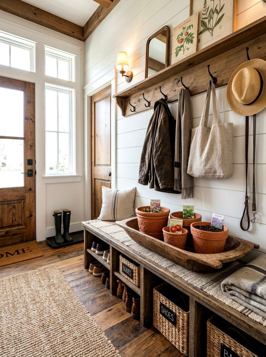 Terracotta Pot Garden Theme - 25 Spring Dough Bowl Decor Ideas