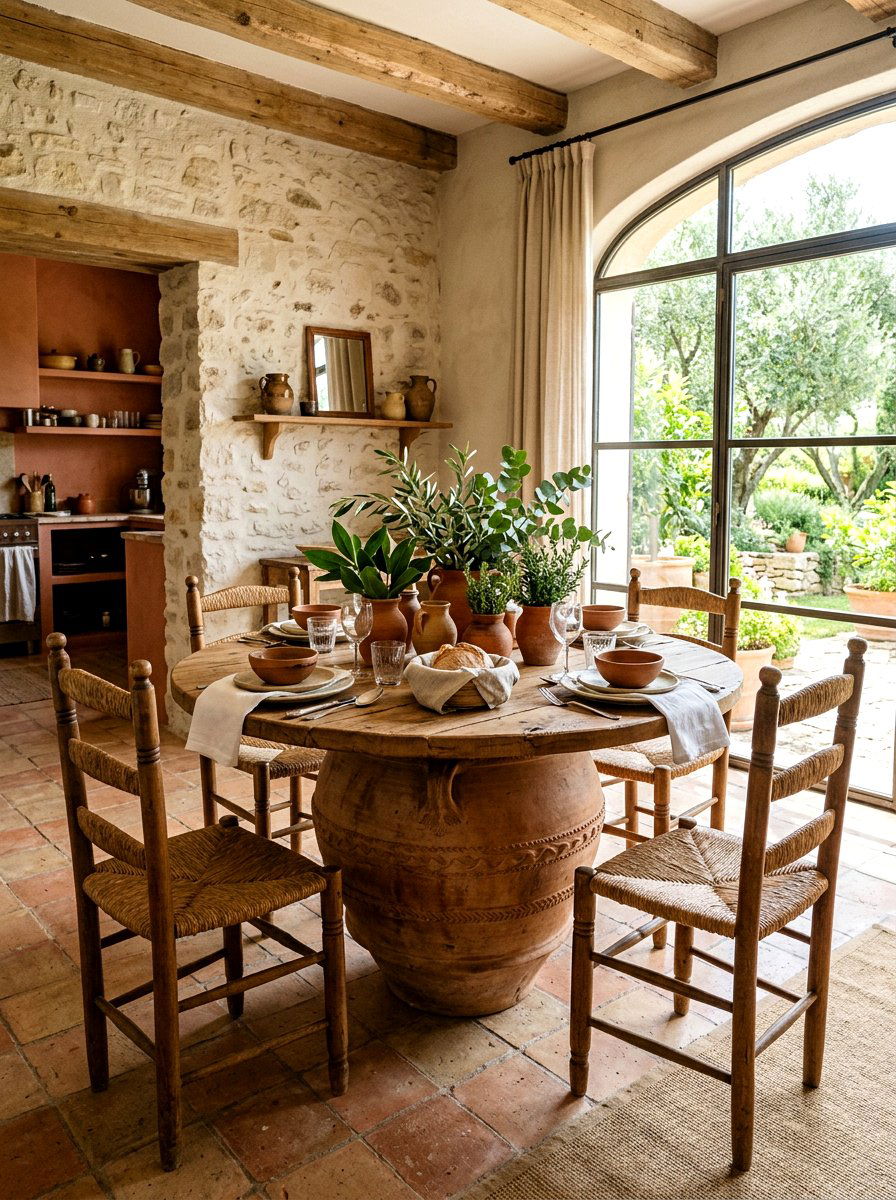 Terracotta Pot Table - 25 Spring Table Setting Ideas