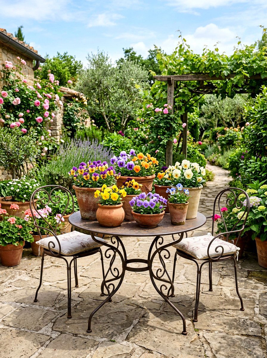 Terracotta Pot Table Decor - 25 Spring Table Centerpiece Ideas