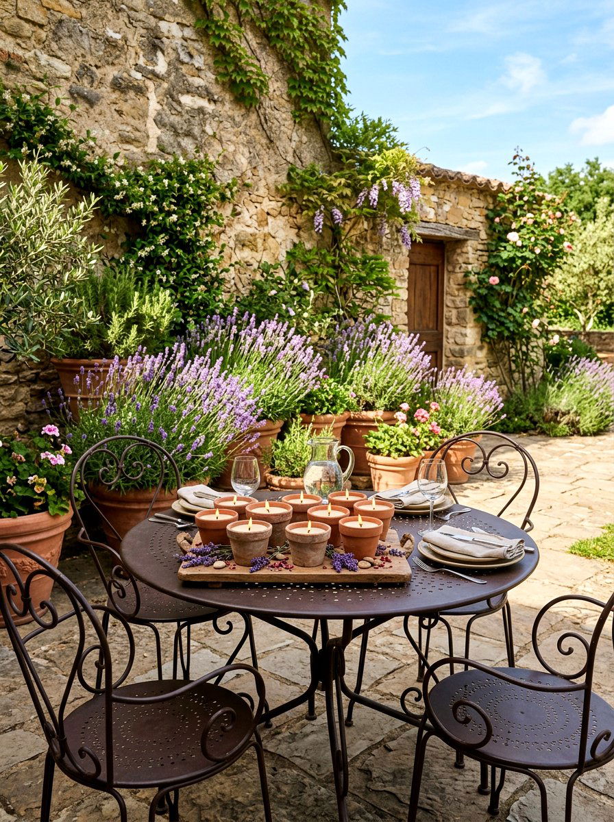 Terracotta Pot Votive - 25 Spring Votive Candle Ideas