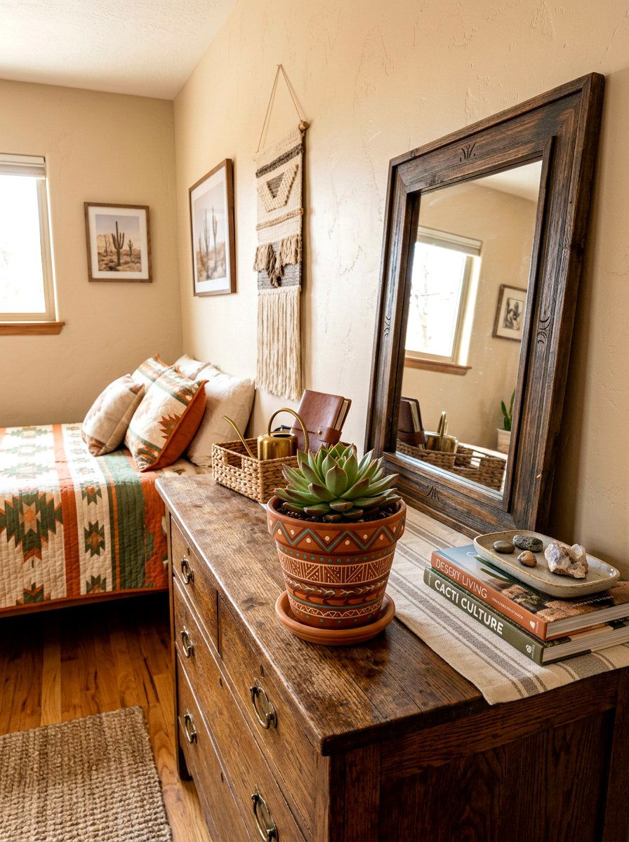 Terracotta Pot - 25 Spring Bedroom Dresser Decor Ideas