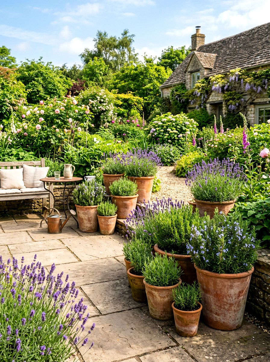 Terracotta Pots - 25 Spring Thrift Store Decor Ideas