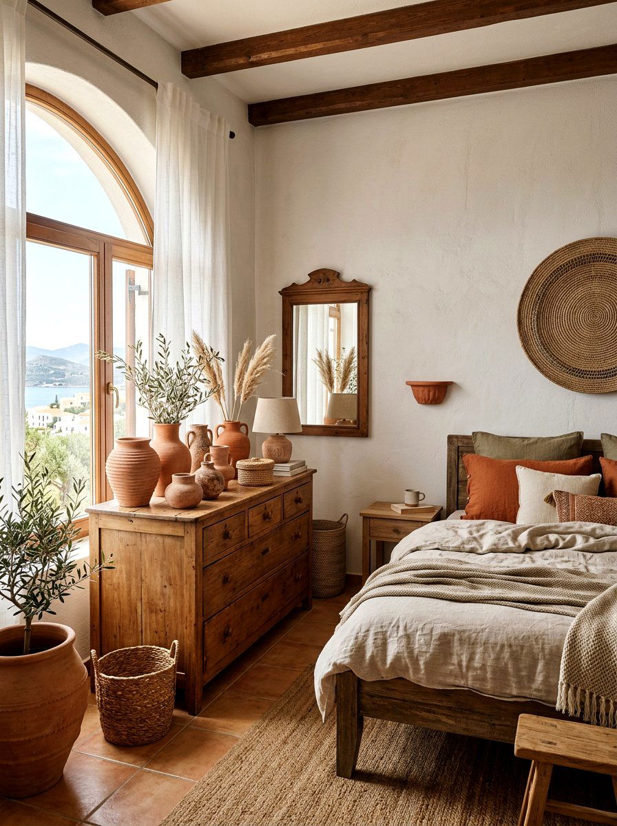 Terracotta bedroom decor - 25 Spring Master Bedroom Decor Ideas