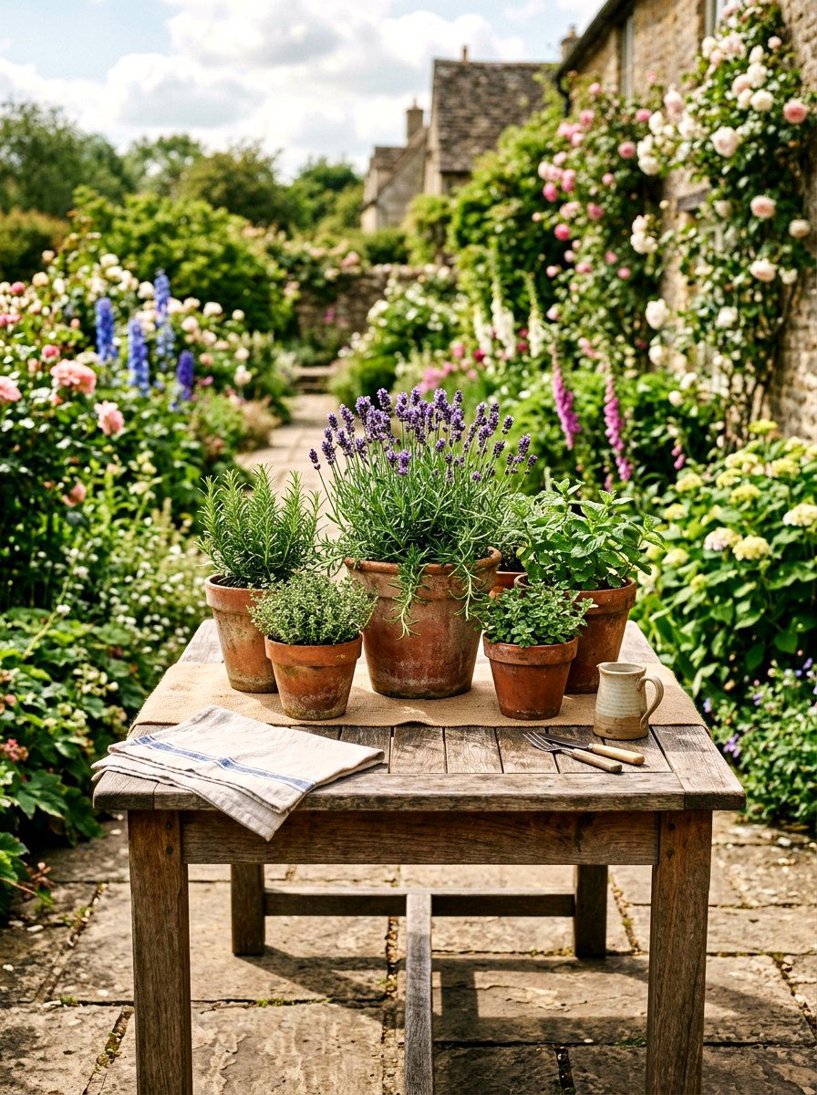 Terracotta pot centerpieces - 25 Spring Rehearsal Dinner Decor Ideas