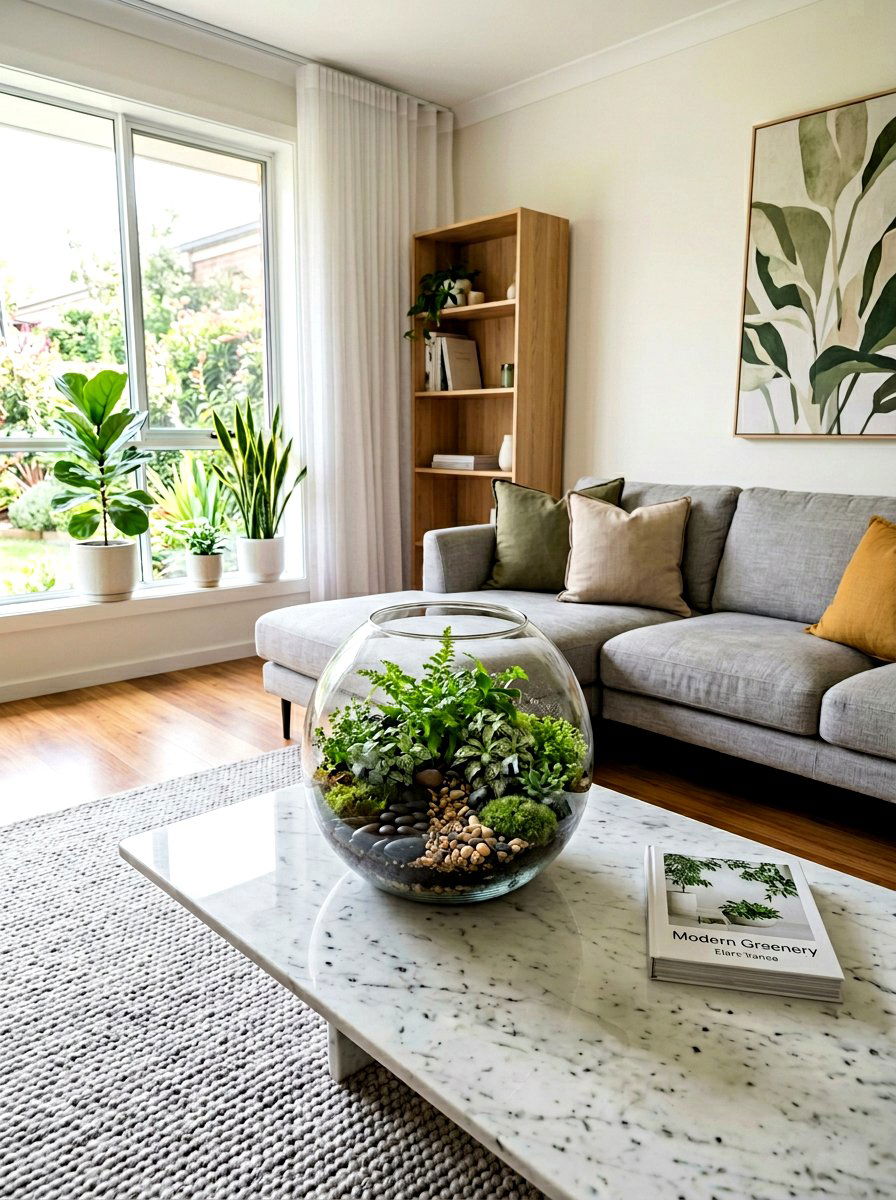 Terrarium Centerpiece - 25 Spring Sprout Decor Ideas