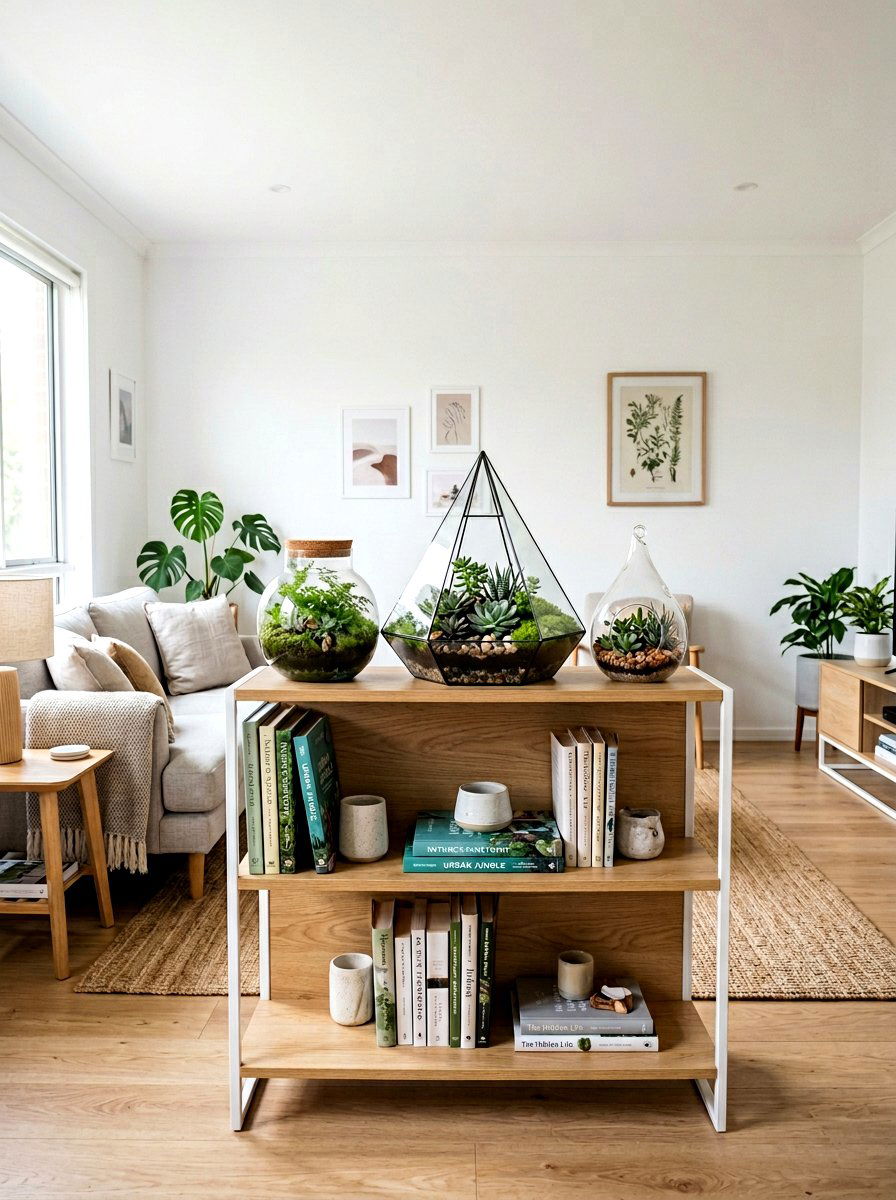 Terrarium Glass Decor - 25 Spring Airbnb Decor Ideas