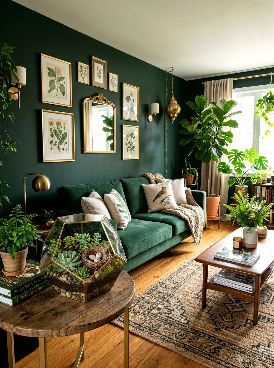 Terrarium Style Bird Nest - 25 Spring Bird Nest Centerpiece Ideas