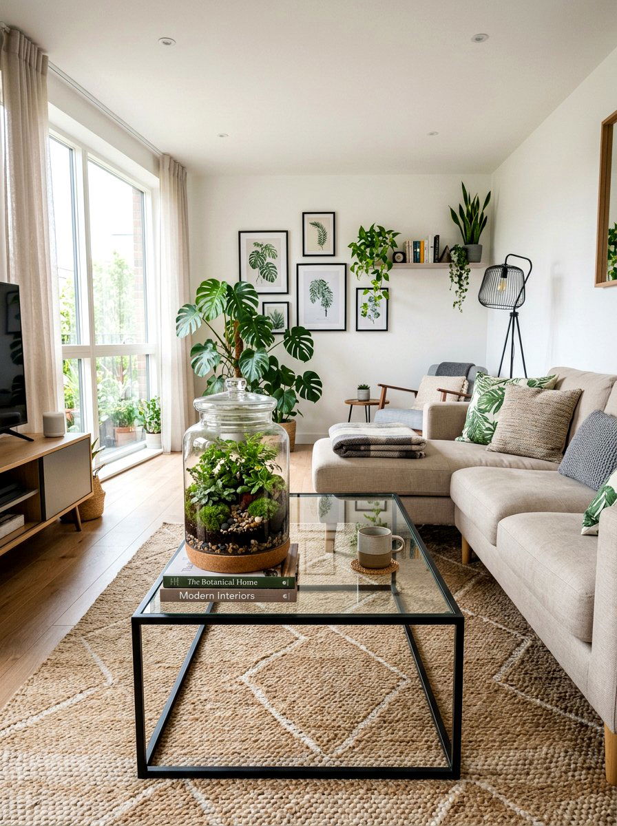 Terrarium apothecary jar - 25 Spring Apothecary Jar Decor Ideas