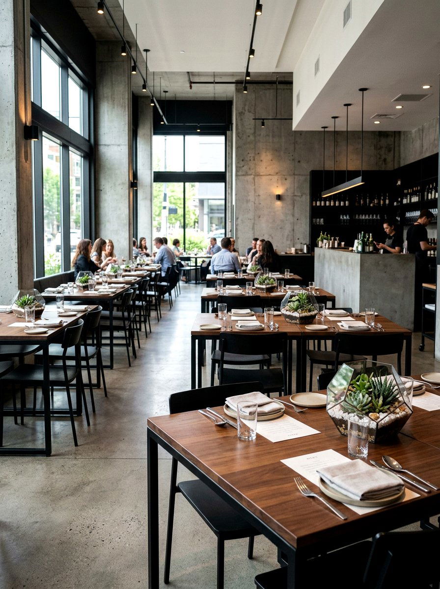 Terrarium table decor - 25 Spring Restaurant Decor Ideas