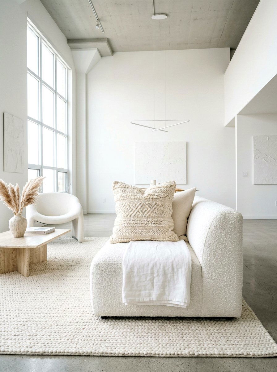 Textured Cream Accent Pillow - 25 Spring Throw Pillow Ideas