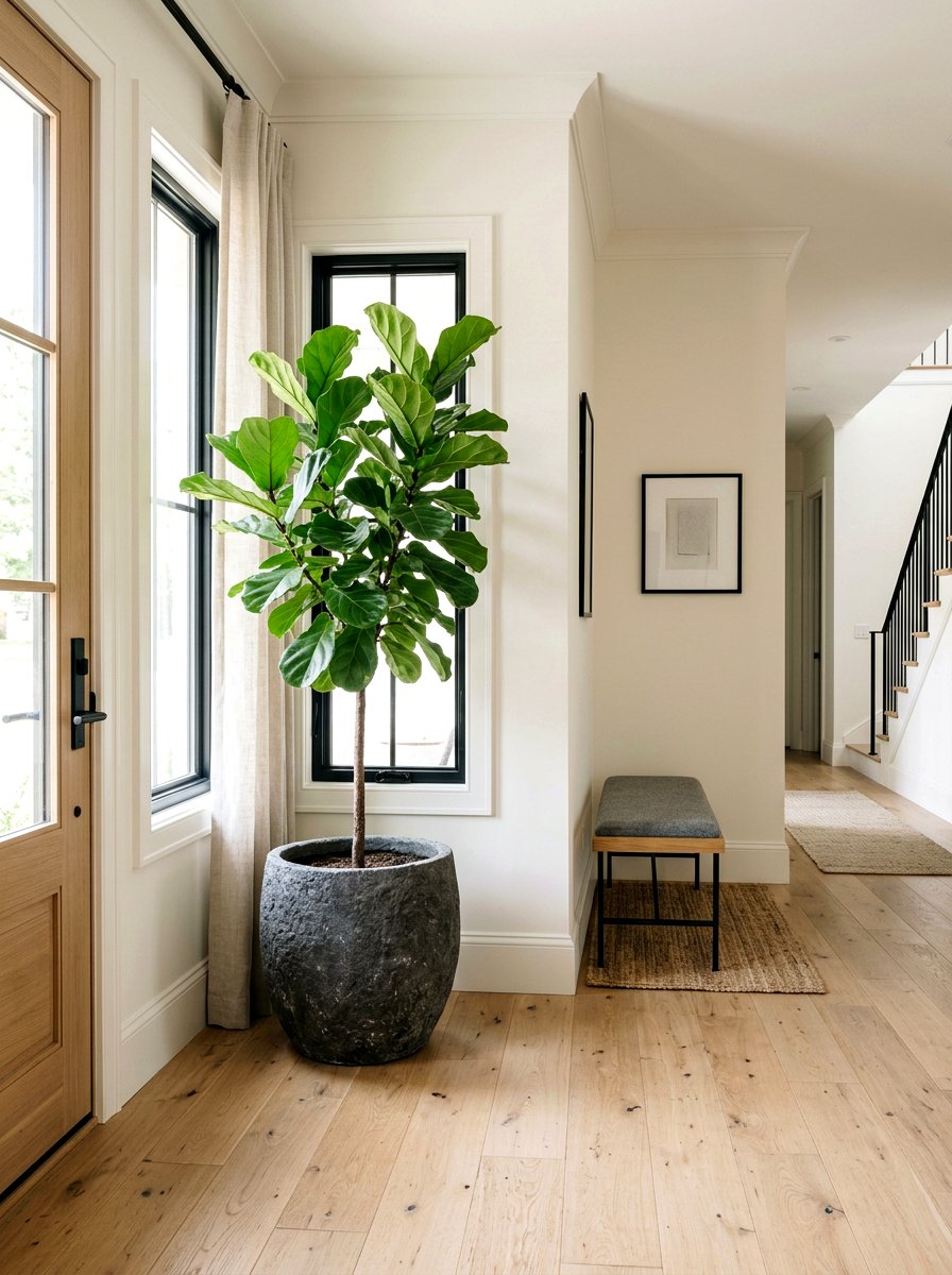 Textured Stone Planter - 25 Spring Pottery Decor Ideas