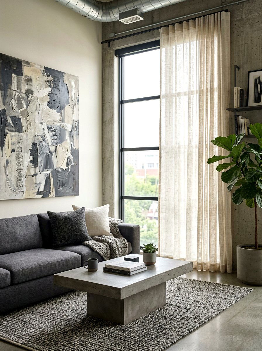 Textured sheer curtain - 25 Spring Sheer Curtain Ideas