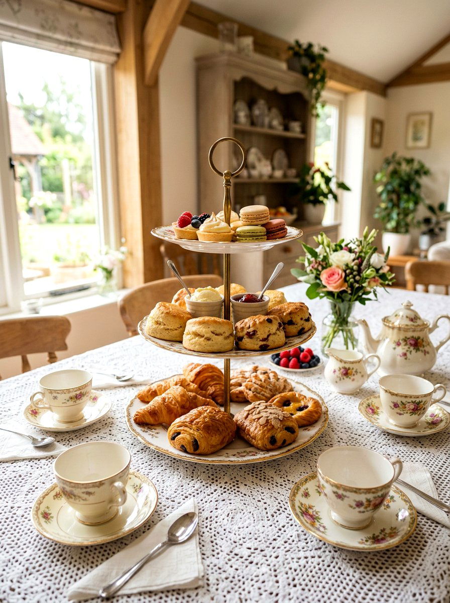 Tiered Cake Stand - 25 Spring High Tea Decor Ideas