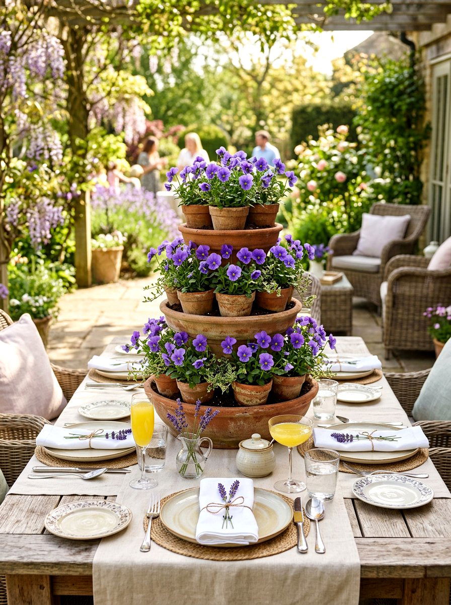 25 Bright Spring Clay Pot Flower Ideas for Your Garden