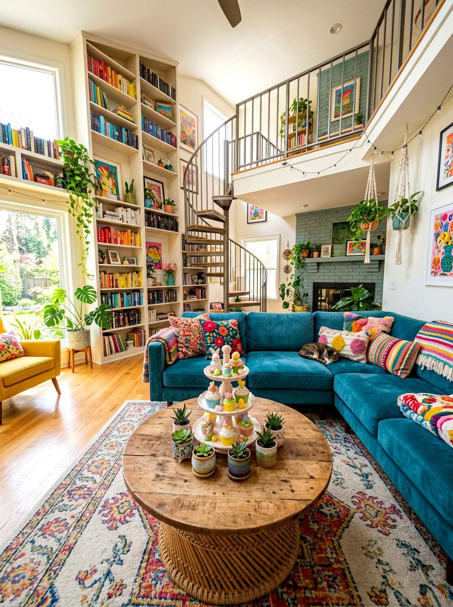 Tiered Cupcake Stand - 25 Spring Coffee Table Decor Ideas