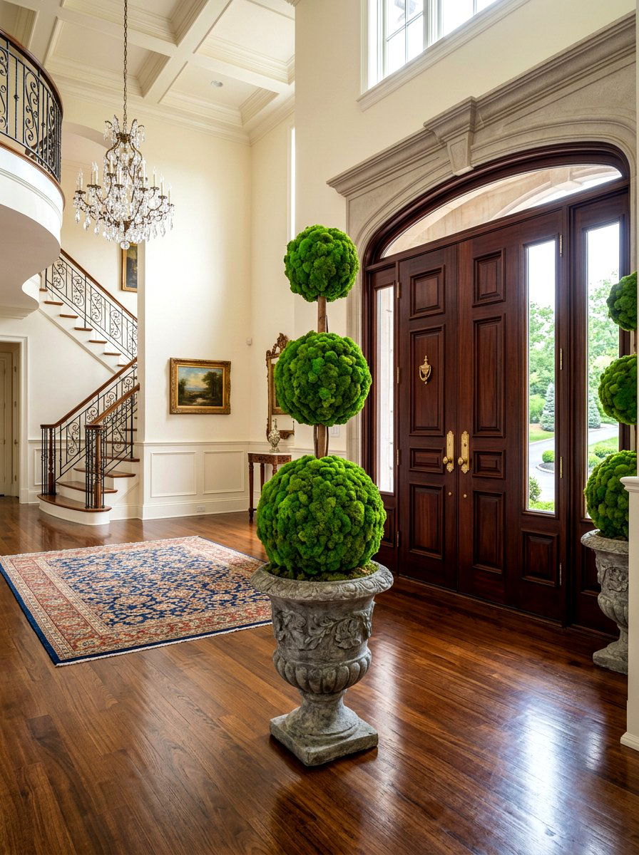 Tiered Moss Topiary - 25 Spring Moss Topiary Ideas