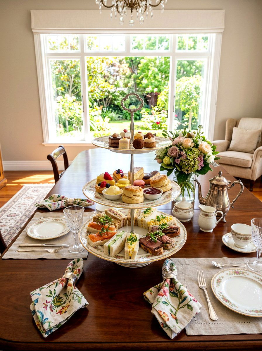 Tiered Serving Stand - 25 Spring Tea Party Decor Ideas