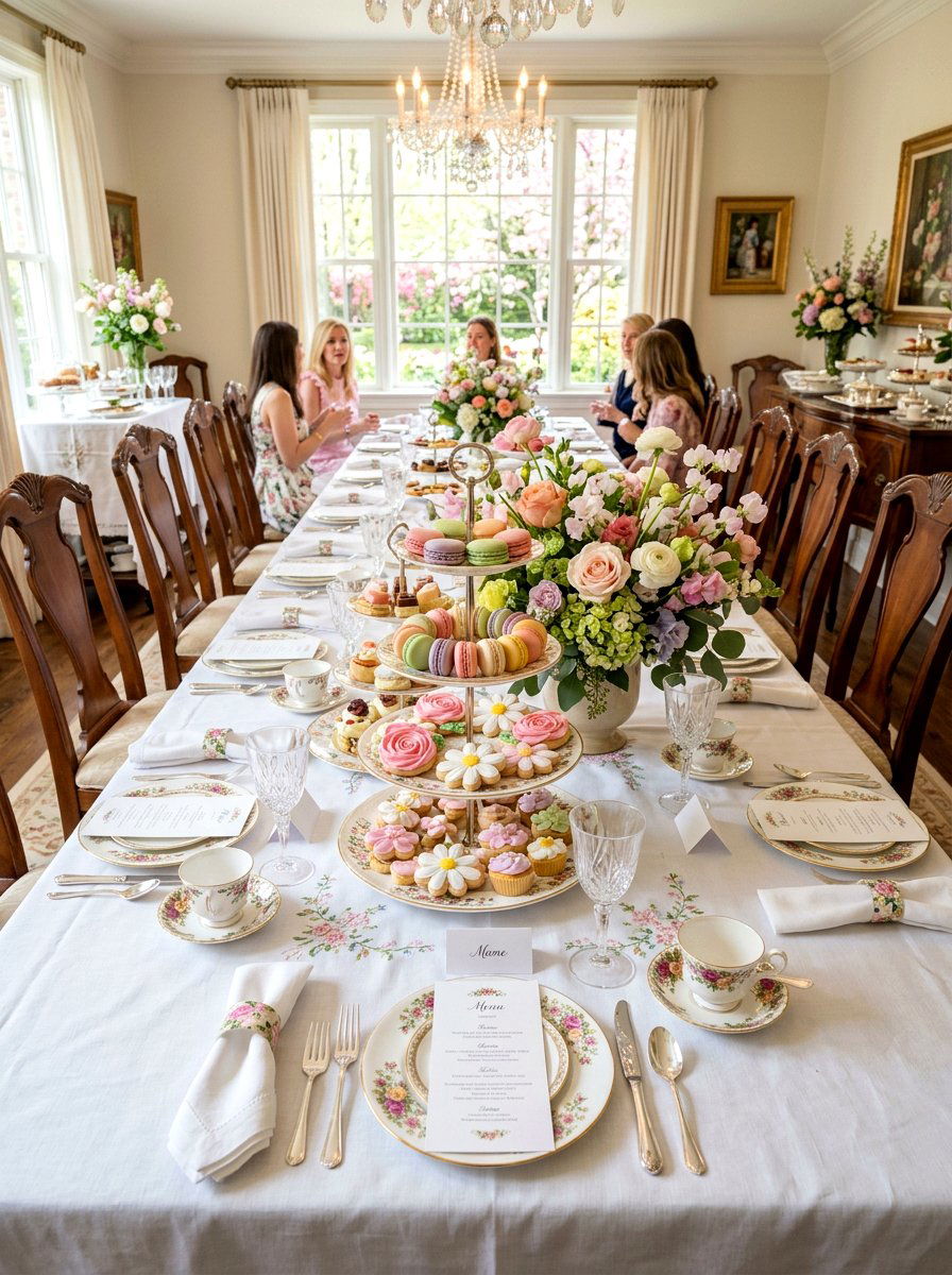 Tiered Sweet Treat Display - 25 Spring Tray Decor Ideas