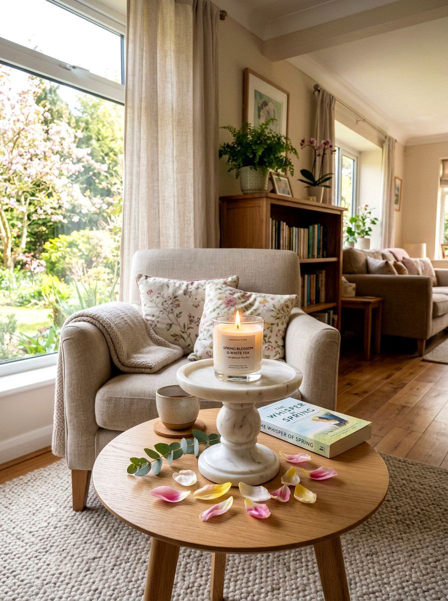 Tiered Tray Display - 25 Spring Side Table Decor Ideas