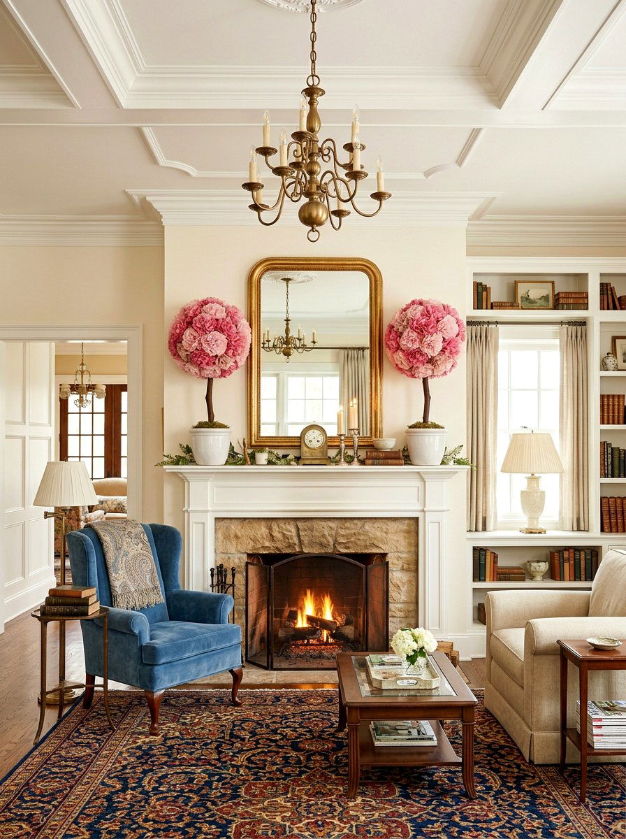 Tissue Paper Topiary Tree - 25 Spring Tissue Paper Decor Ideas