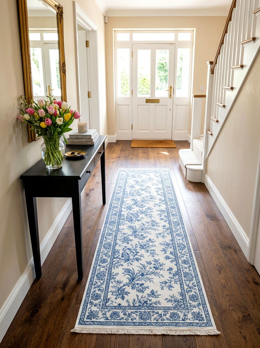 Toile Entryway - 25 Spring Toile Decor Ideas