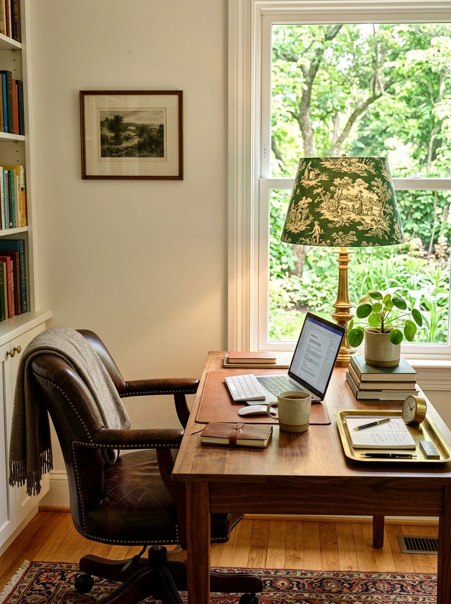 Toile Lamp Shades - 25 Spring Toile Decor Ideas