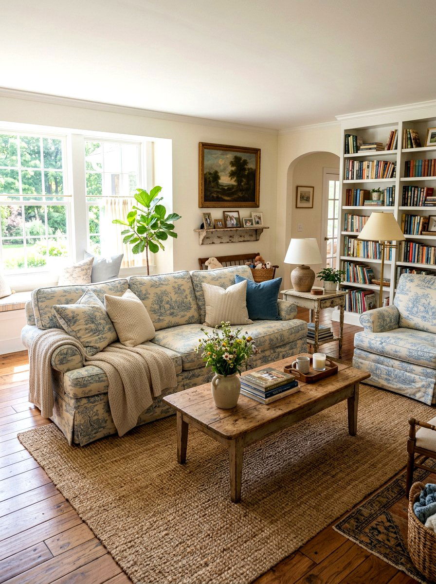 Toile Slipcovers - 25 Spring Toile Decor Ideas