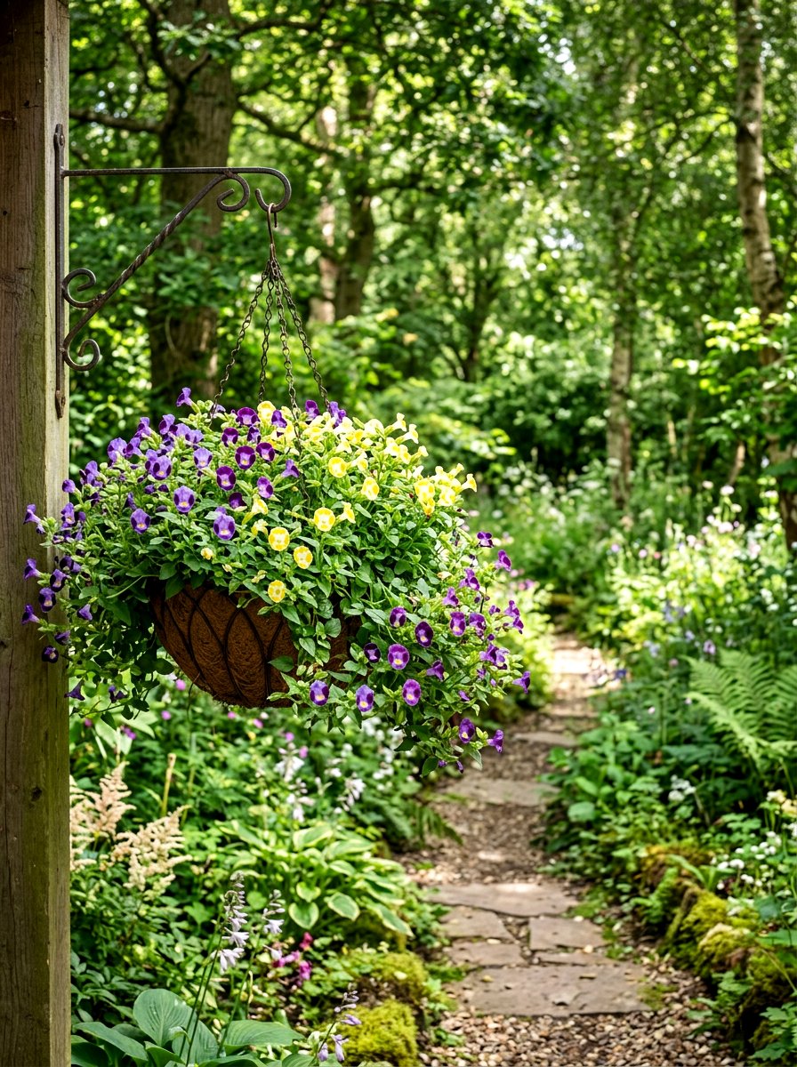 Torenia Hanging Basket - 25 Spring Hanging Basket Flower Ideas