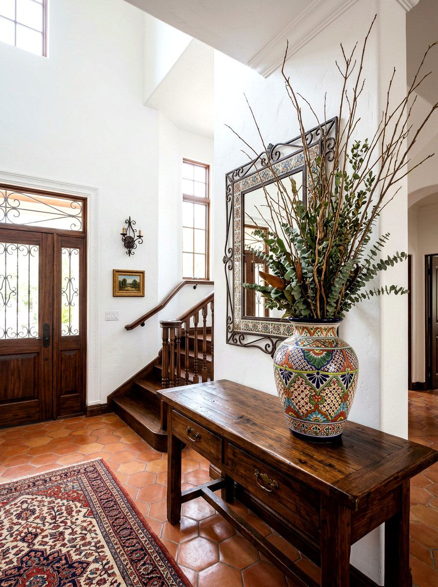 Traditional Mexican Pottery Vase - 25 Spring Cinco de Mayo Decor Ideas