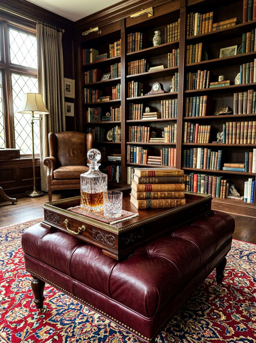 Traditional Ottoman Tray - 25 Spring Ottoman Tray Ideas