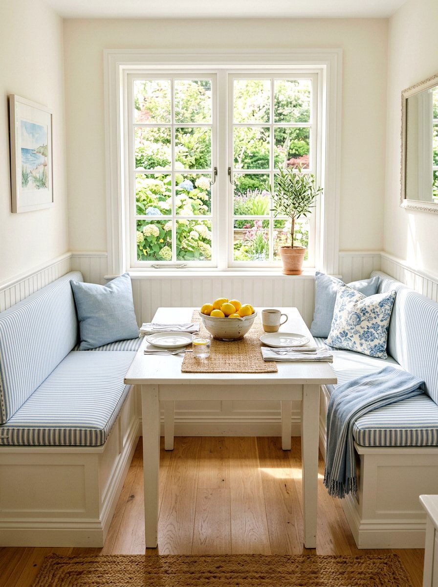 Traditional breakfast nook spring refresh - 25 Spring Traditional Decor Ideas