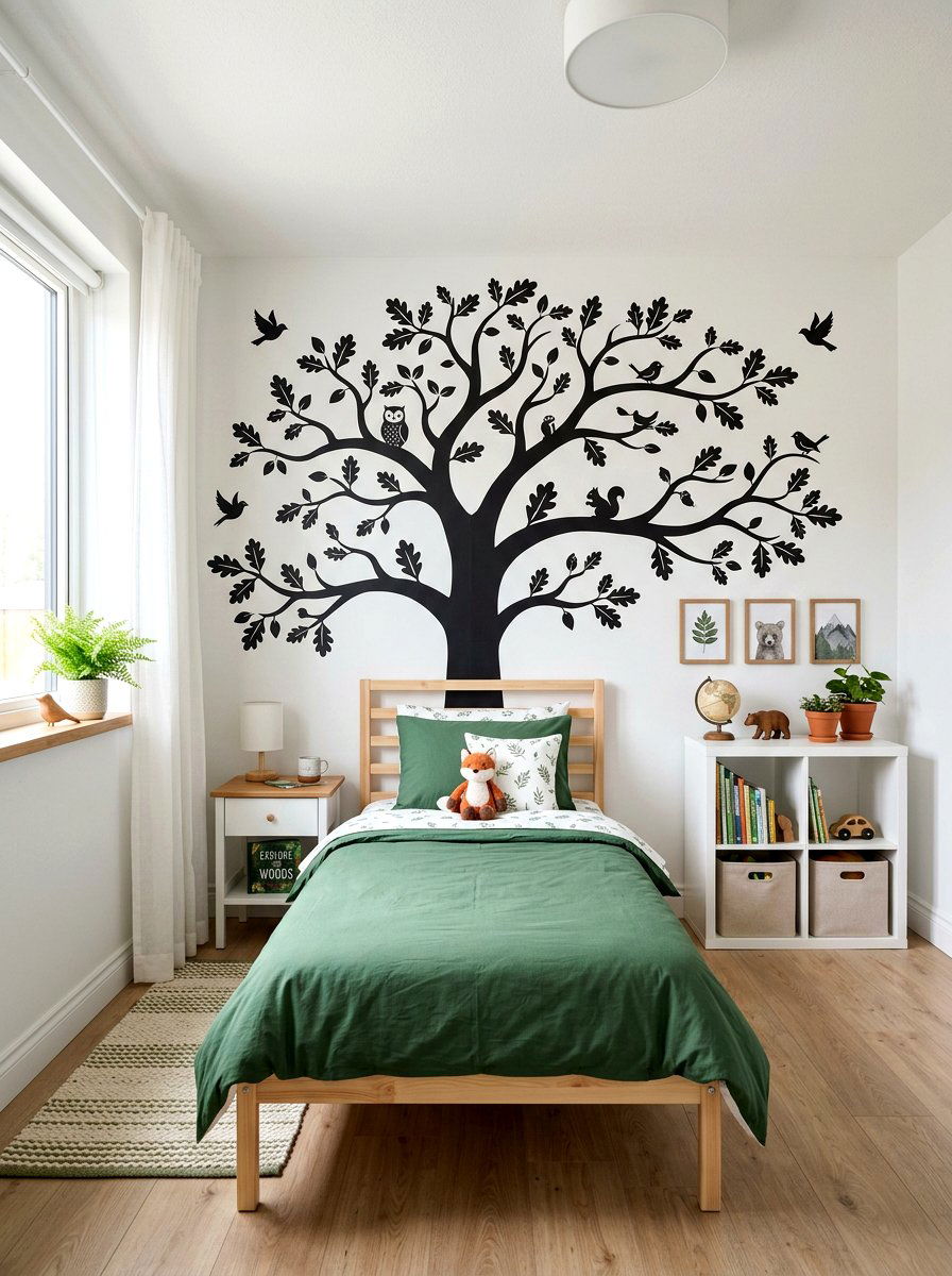 Tree Decal Boys Room - 25 Spring Boy Room Decor Ideas