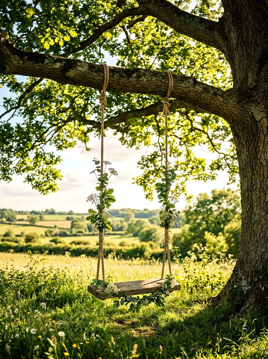 Tree swing decor - 25 Garden Spring Decor Ideas