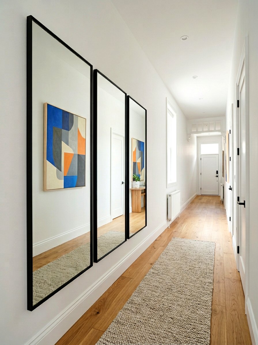 Triptych Mirror - 25 Spring Foyer Mirror Ideas