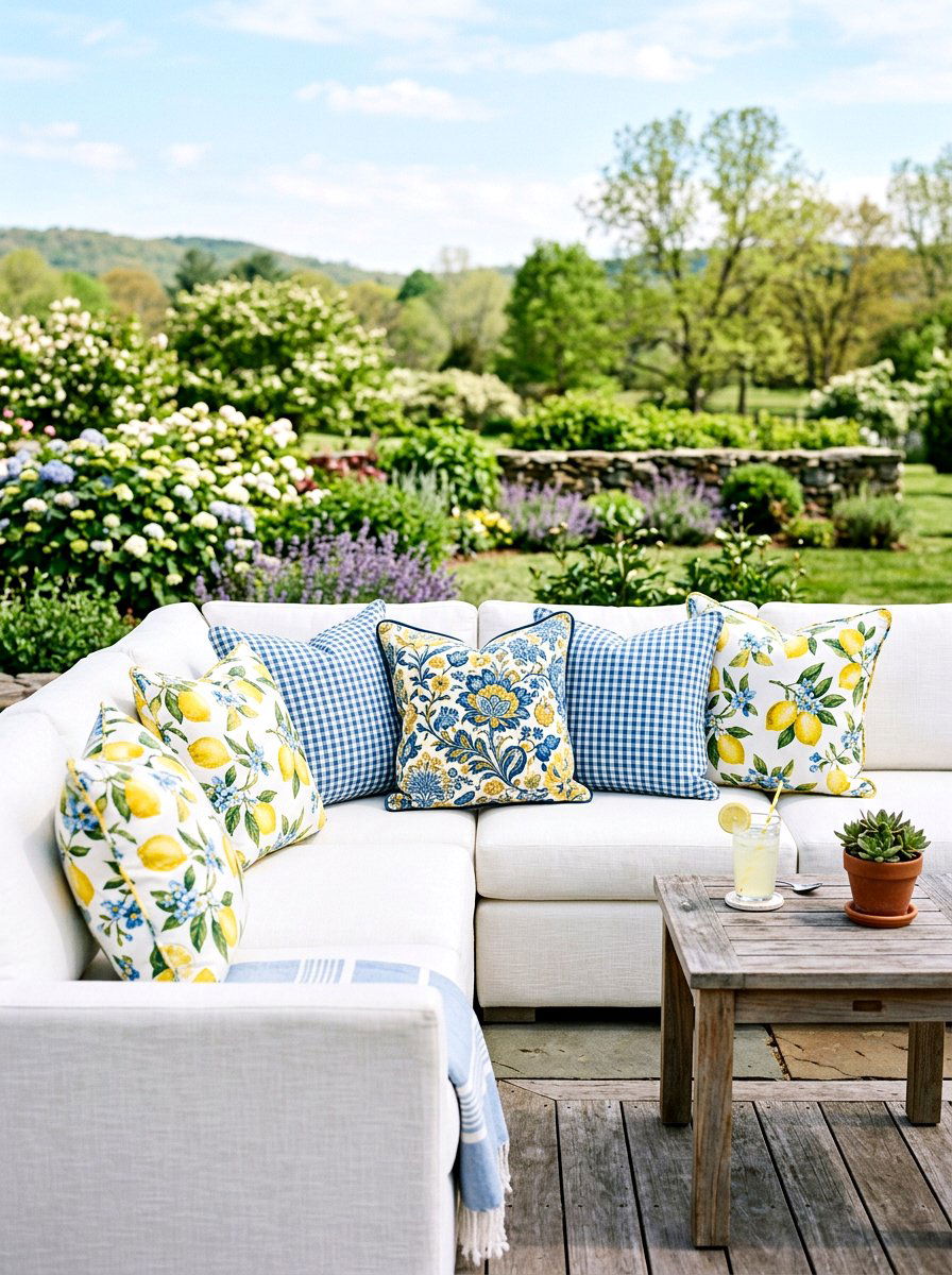 Tropical Courtyard - 25 Spring Courtyard Decor Ideas