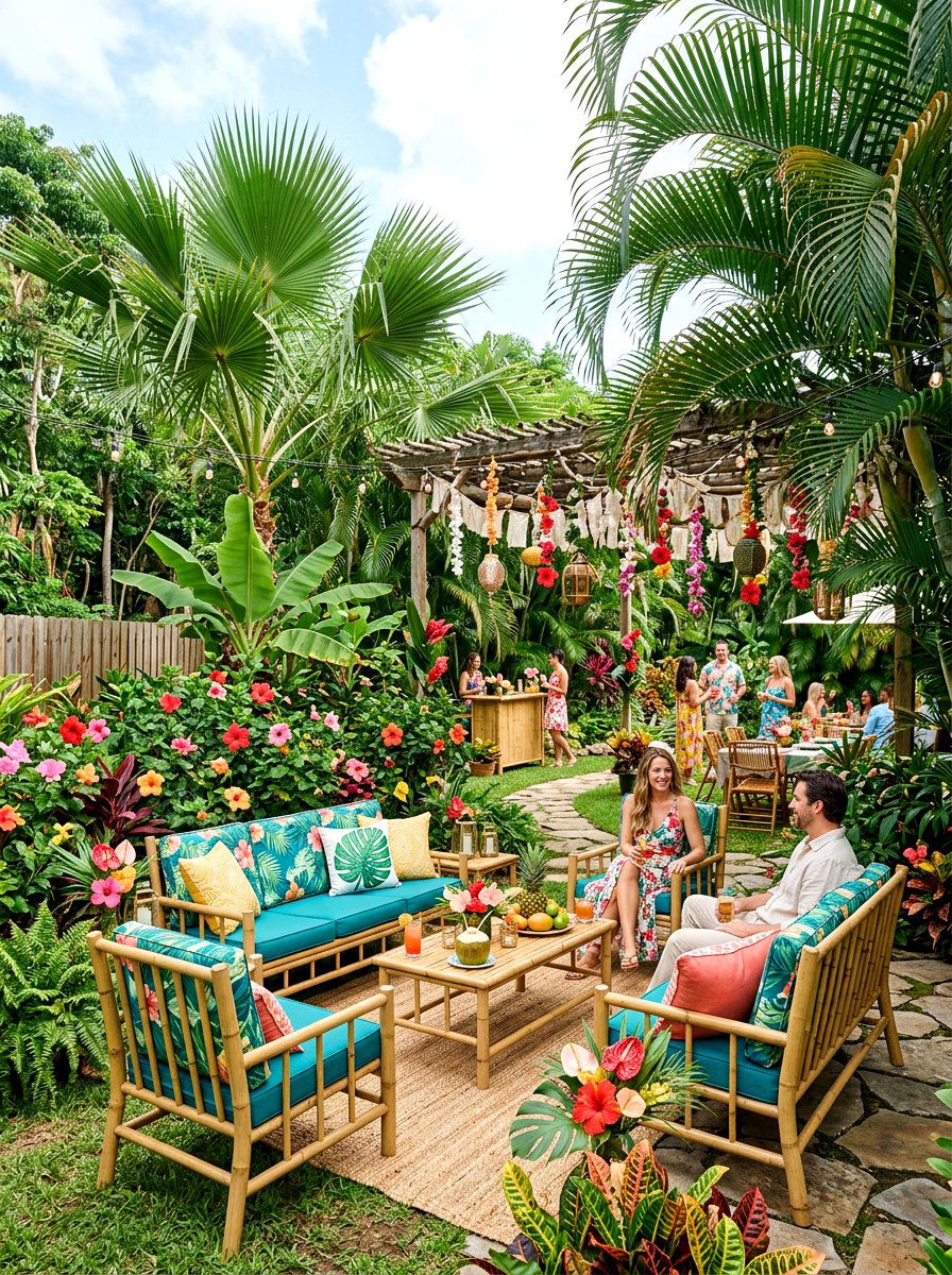 Tropical Garden Party - 25 Spring Garden Party Theme Ideas