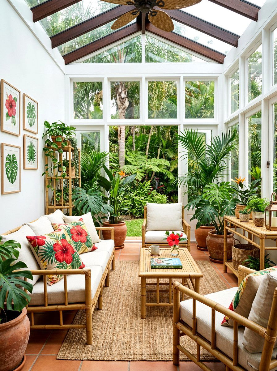 Tropical Hibiscus Decorative Pillow - 25 Spring Floral Pillow Ideas