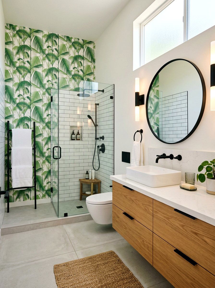 Tropical Palm Leaf Wallpaper - 25 Spring Botanical Wallpaper Ideas