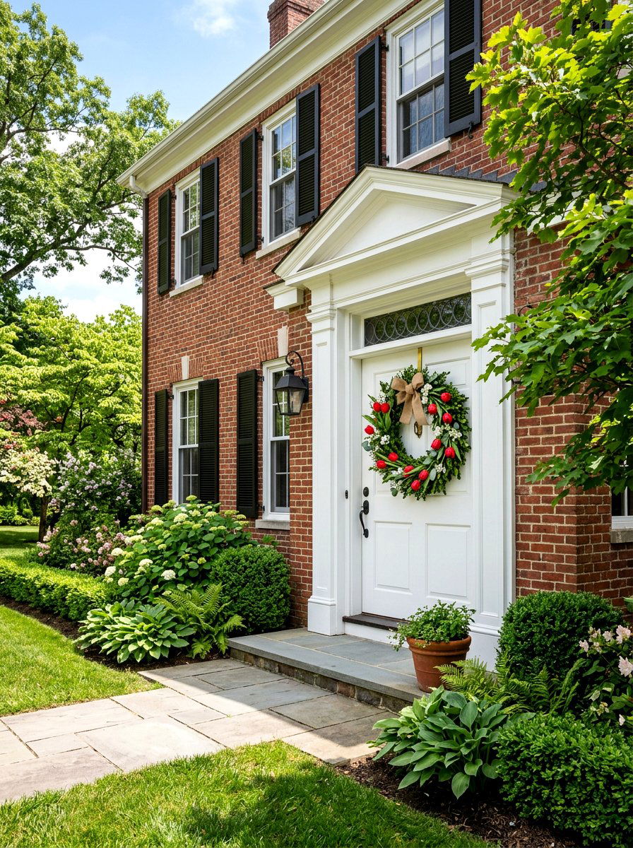 Tulip And Boxwood Wreath - 25 Spring Tulip Wreath Ideas
