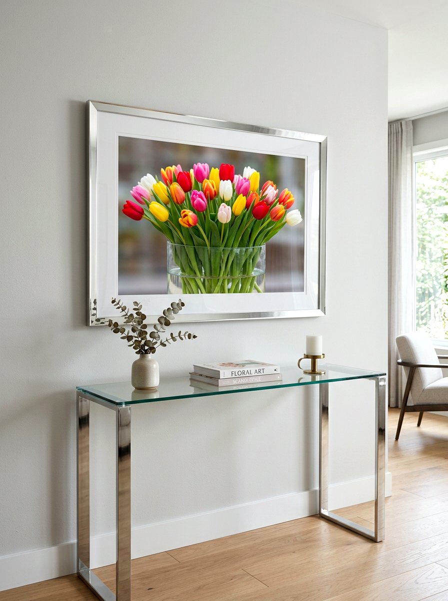Tulip Art Print - 25 Spring Floral Wall Art Ideas