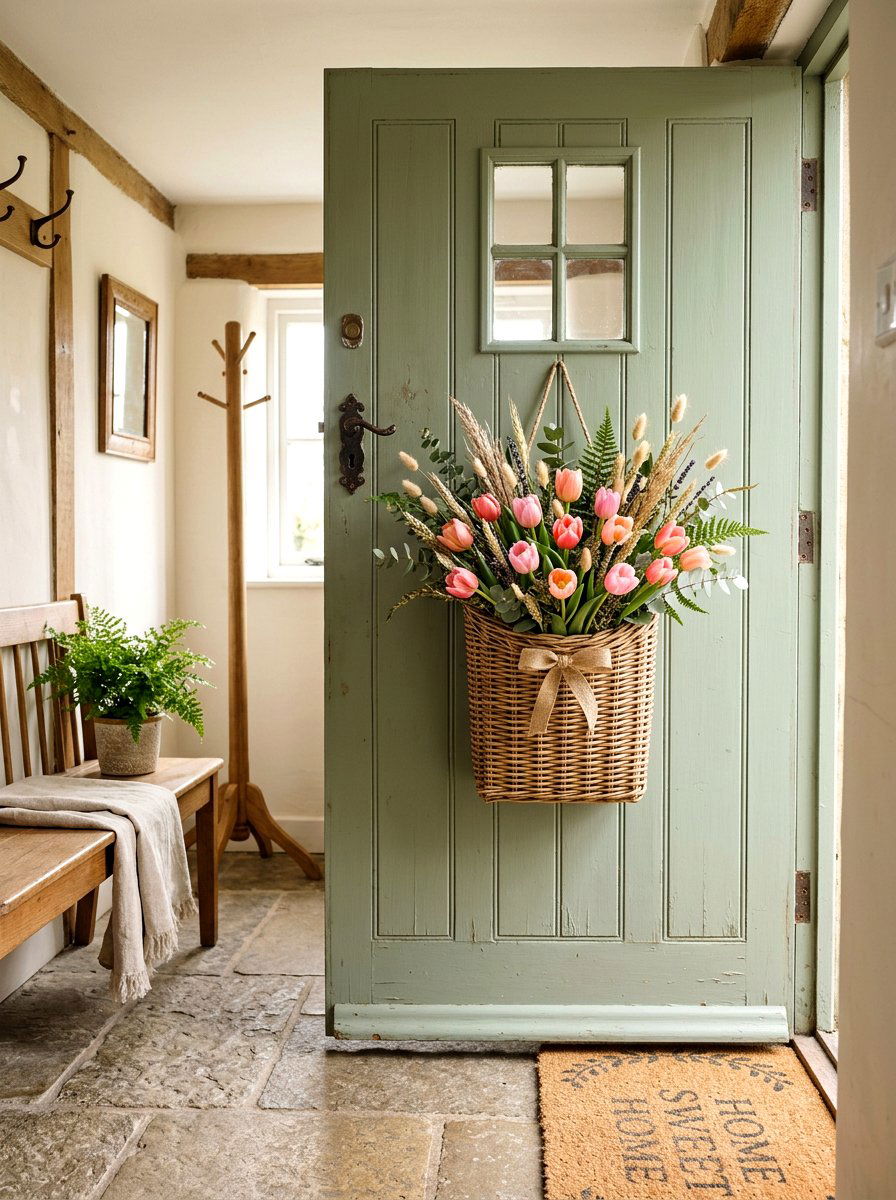 25 Vibrant Spring Tulip Wreath Ideas for a Fresh New Look
