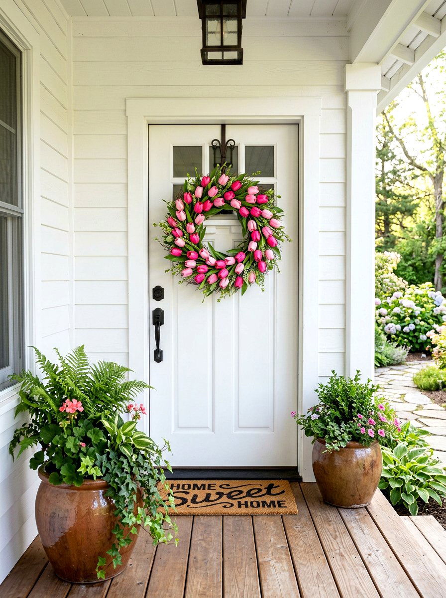 25 Beautiful Spring DIY Wreath Ideas for Your Front Door